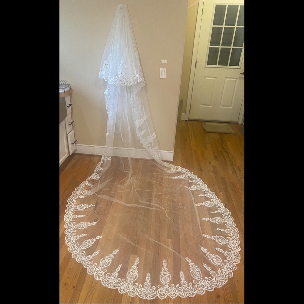 New Cathedral Length Veil!